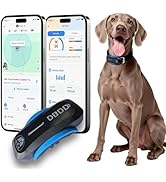 DBDD AI GPS Tracker for Dogs (40lbs+), Real Time Location and AI Vet Health Management, Electroni...