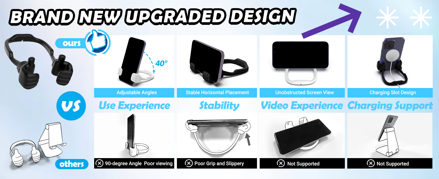 thumbs up phone stand gifts for women men