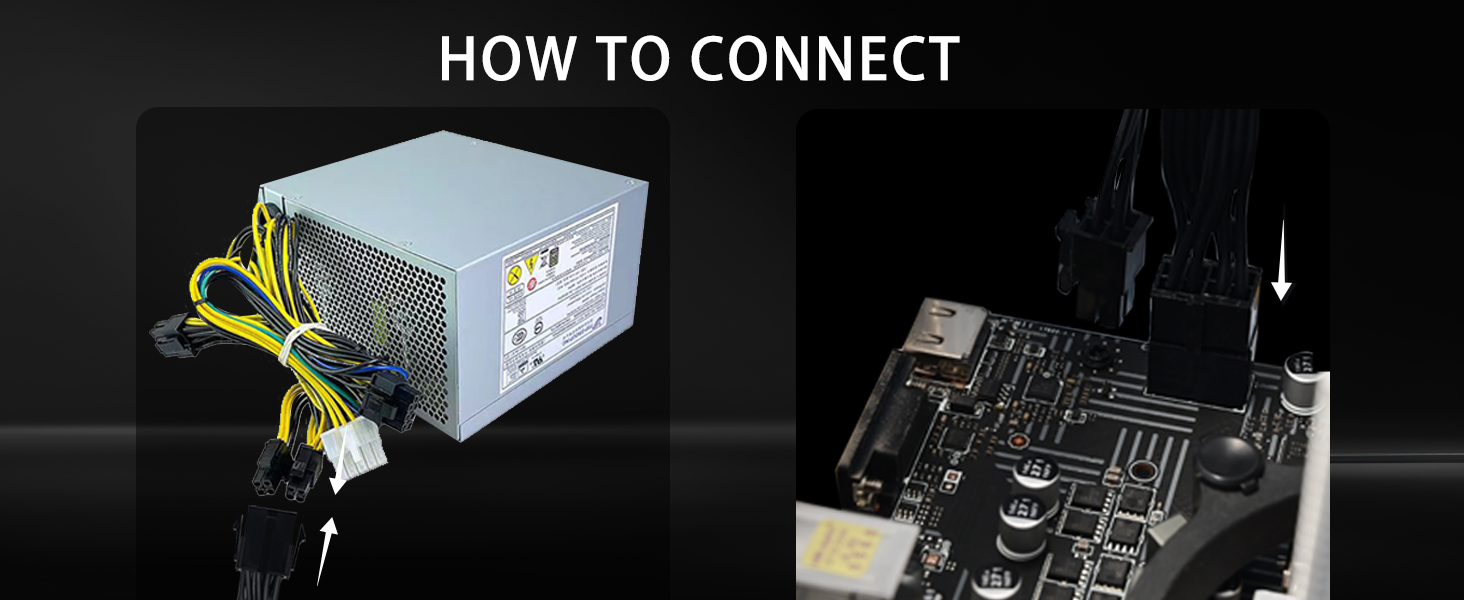 8 Pin to 4 Pin CPU Power Adapter