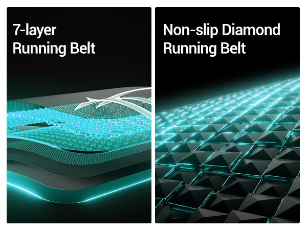 7 layer running belt