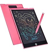 LCD Writing Tablet for Kids, 12 Inch Electronic Erasable Drawing Tablet, Toddler Learning Educati...