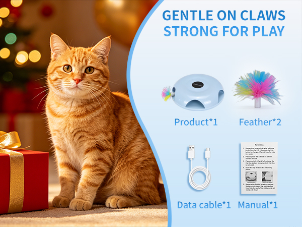 Interactive Whack-a-Mole Cat Toy