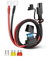 Oyviny 2.5FT 12AWG SAE Battery Connector Extension Cable with 10A 15A 20A 25A Fuses, UL Certified...