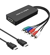 RuiPuo HDMI to Component Converter HDMI to YPbPr Adapter Converter 1080P HDMI to RGB Converter fo...