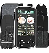 TENS EMS Unit Muscle Stimulator for Pain Relief Therapy - 4 in 1 D.I.Y &amp; TENS &amp; EMS &amp; Relax-Pulse...