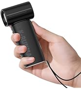 Portable Handheld Turbo Fan, 5 Gear Wind, Battery Operated, Up to 12 Working Hours, Mini Hand Fa...