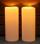 NURADA Large Outdoor Solar Candles Waterproof - 12