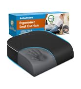 SofterCharm Seat Cushion, Memory Foam Office Chair Cushions for Long Sitting Hours, Chair Pad for...