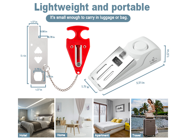 security bar for front door apartment door security hotel door stopper alarm for doors when opening