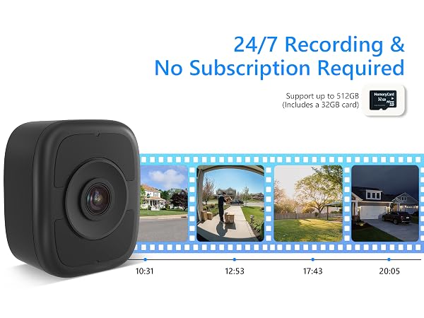 8MP 4K Window Camera Magnetic Mount with 32GB SD Card,5GHz &amp;amp;amp; 2.4GHz WiFi Indoor Cameras
