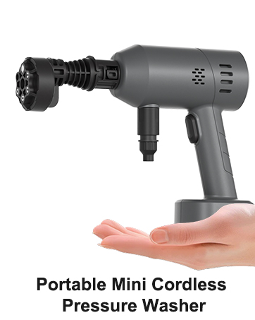 battery operated power washer