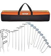 VEVOR Rods Dent Removal Kit, 21 Pcs Paintless Dent Repair Rods, Stainless Steel Dent Rods, Whale ...