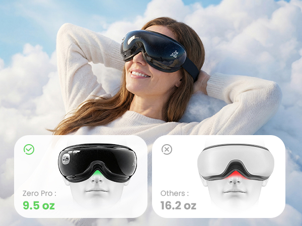 eye massager with heat and cooling eye mask for dry eye headaches migraine relief