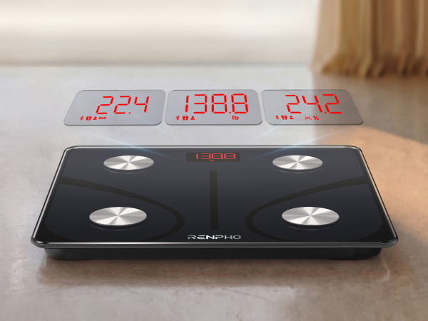 Smart Scale for Body Weight Digital Bathroom Scale BMI Weighing Bluetooth Body Fat Scale