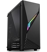 Zalman Ravn ATX Mid-Tower RGB Gaming Desktop Computer PC Case | RGB Lighting Strip with Control B...