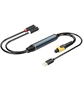 GINTOOYUN USB to 2RCA Female Digital Optical Cable to RCA Analog Audio Converter 1.5FT Optical to...