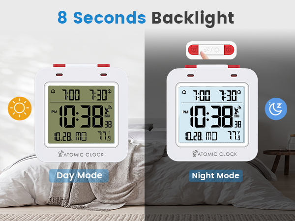 digital clock with seconds
