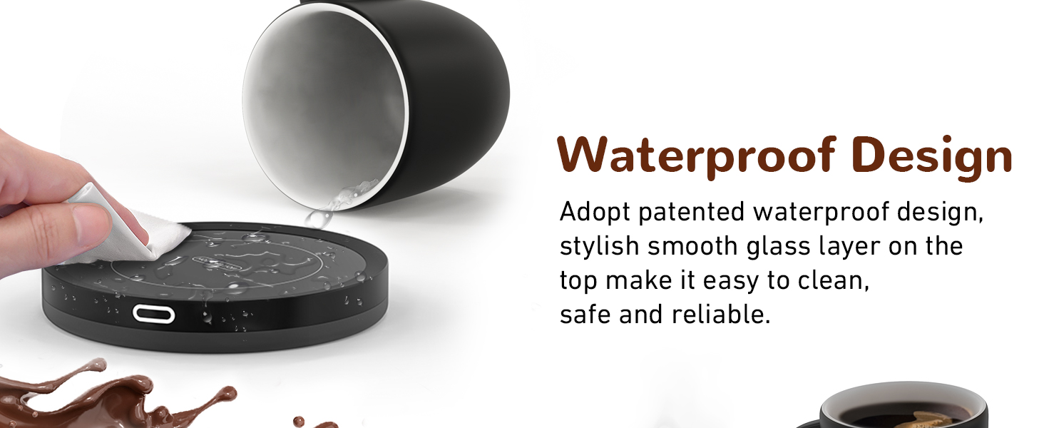 Smart Coffee Warmer, BESTINNKITS Auto OnOff Gravity-Induction Mug Warmer for Office Desk Use
