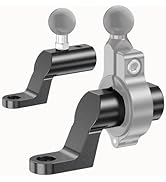 LOKTENWO Aluminum Alloy Motorcycle Mirror Mount, Solid Handlebar Extension Suitable for Motorcycl...