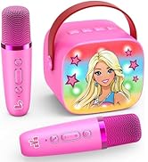 Princess Mini Karaoke Machine Toys: Kids Toys Girls Birthday Gifts Age 3-12+ LED Portable Bluetoo...