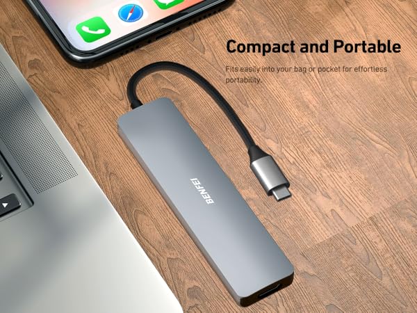 USB C 7 in 1 Hub