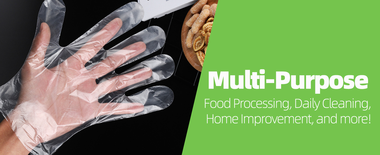 Food Prep Clear Gloves