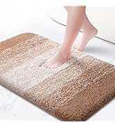 KMAT Bathroom Rugs Bath Mat 20x32 In,Luxury Soft Shaggy Microfiber Shower Rug, Machine Washable T...