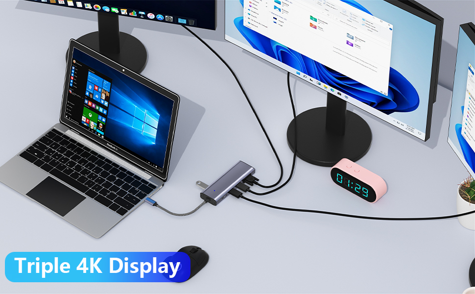 Docking Station Dual Monitor for Lenovo