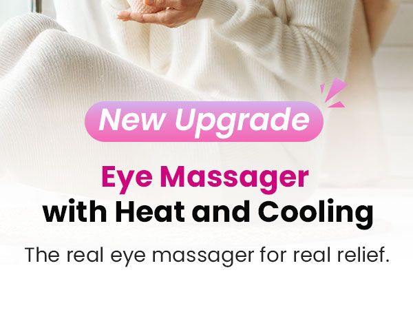 Eye Massager with Heat and Cooling migraine massager migraine relief products headache relief