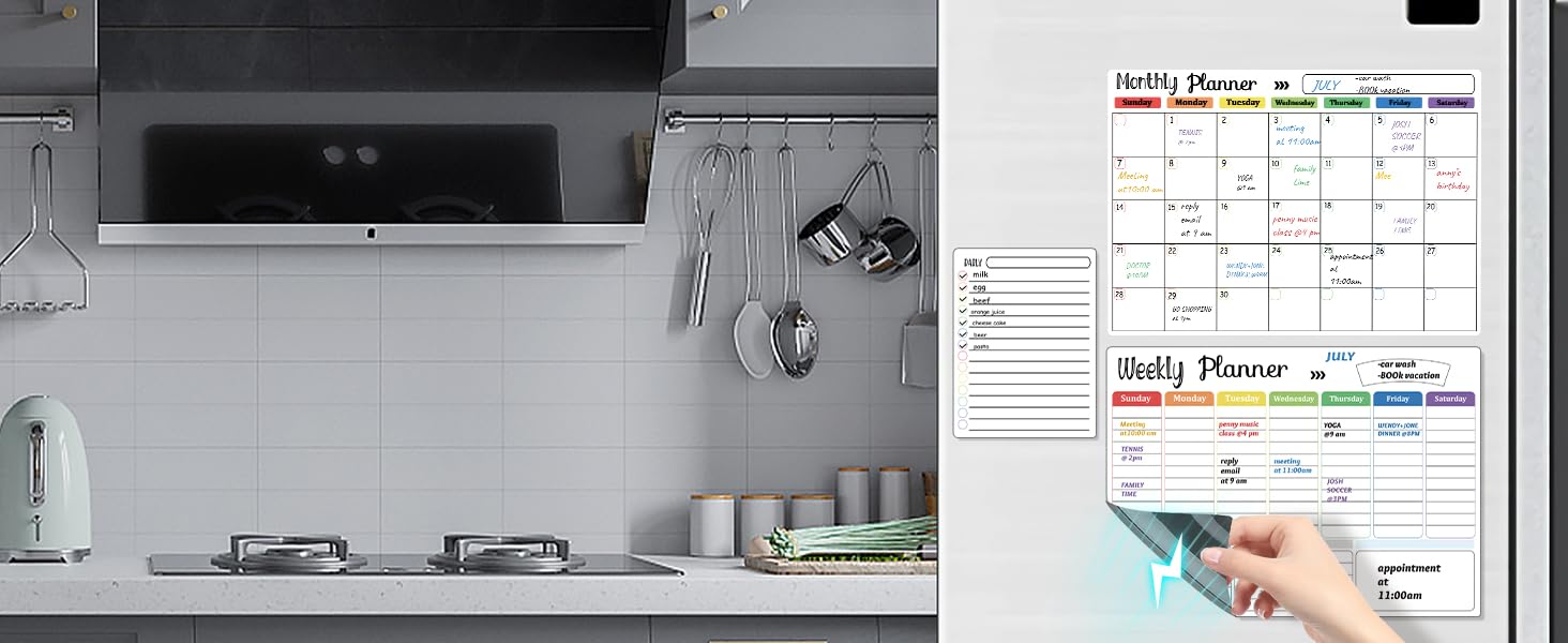  Magnetic Dry Erase Calendar 