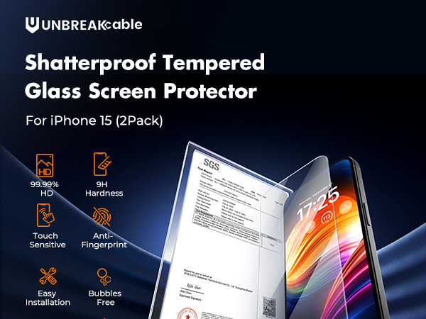 screen protector iphone 15 