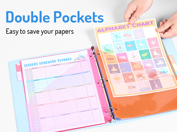 dividers with pockets