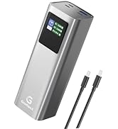 GrnOas.E 27000mAh Power Bank, 140W Laptop Portable Charger with PD 3.1 Fast Charging, Smart Sispl...