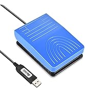[Upgraded] iKKEGOL USB Foot Pedal Switch Video Game PC Hands Free Footswitch One Key Control Prog...