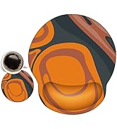 DINKY Ergonomic Mouse Pads, Cute Mouse Pad with Wrist Rest Support Gel, Non-Slip PU Base Mouse Ma...