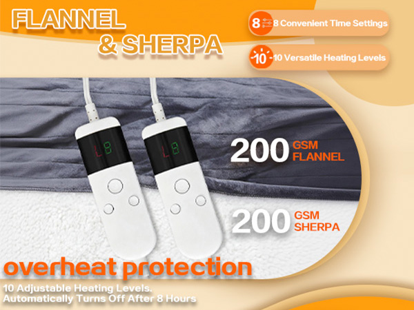 Heated Blanket Queen Size