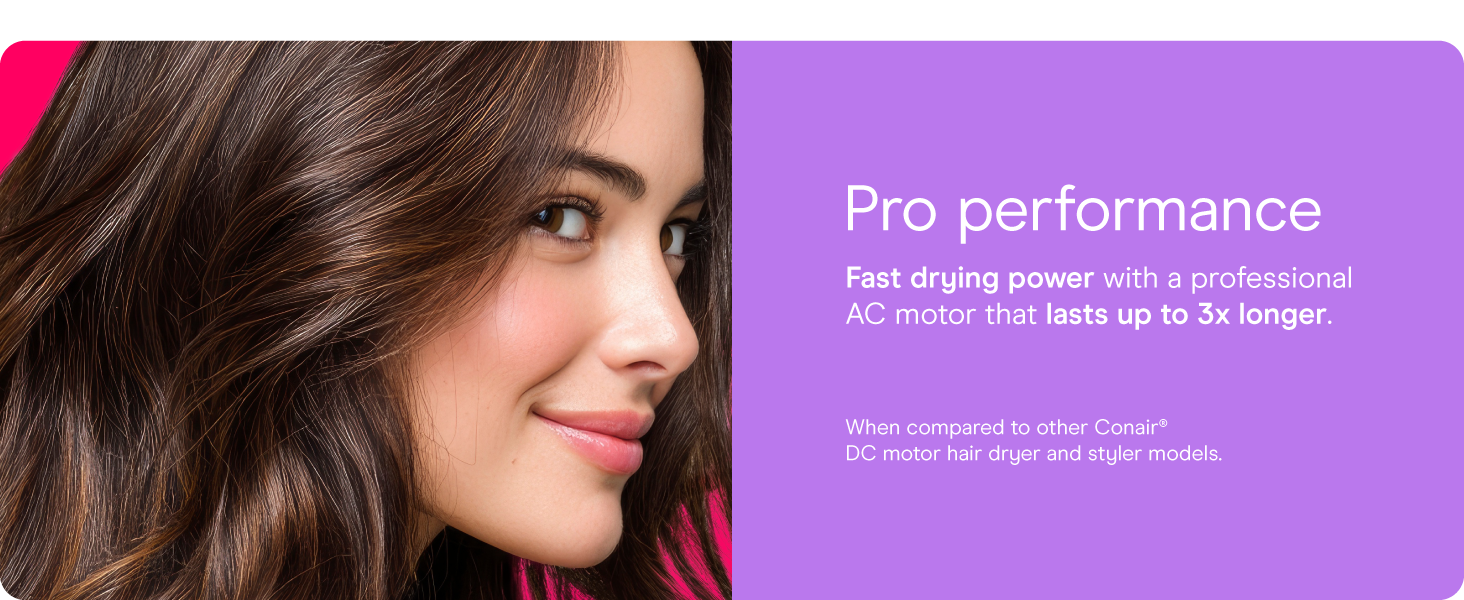 Conair small, mini, and compact hair dryer for travel. Handle folds for easy storage.