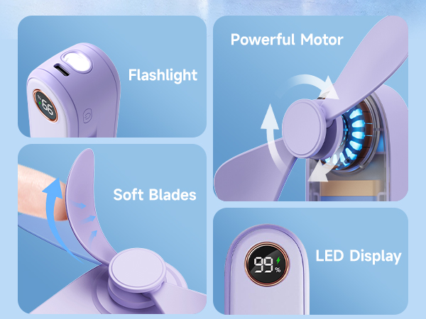 personal fan; portable fan for travel; hand fan; lash fan; travel fan; mini fan handheld;
