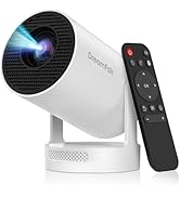 Electric Focus Mini Projector, Support 4K 1080P, 210 ANSI Portable Projector with WiFi and Bluet...