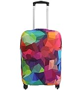 Explore Land Travel Luggage Cover Suitcase Protector Fits 18-32 Inch Luggage