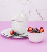 Zak Designs Confetti Melamine Dinnerware 12 Piece Set Service for 4