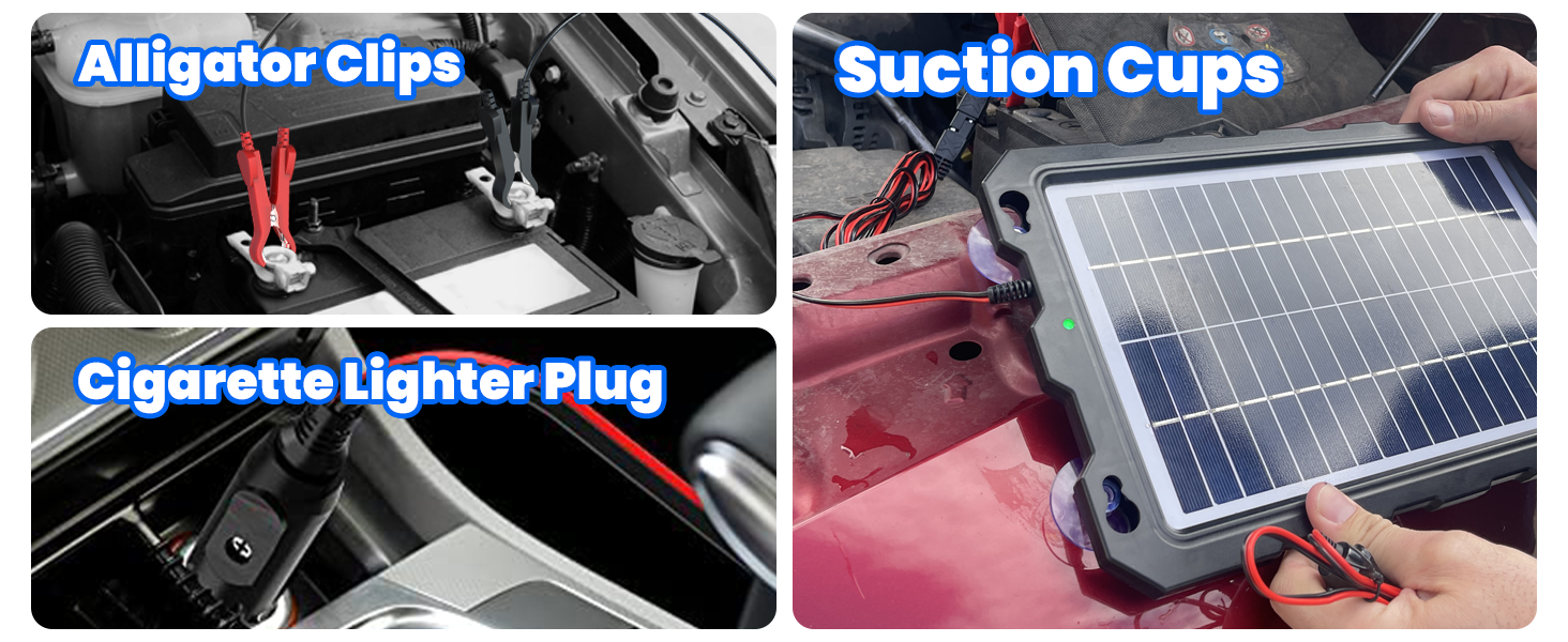 solar car battery trickle charger