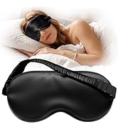 Umisleep Sleep Mask for 100% Pure Mulberry Silk, 22 Momme 6A Soft Eye Masks for Sleep, Adjustable...