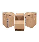 Bankers Box SmoothMove Wardrobe Moving Boxes, Tall, 24 x 24 x 40 Inches, 3 Pack (7711001)