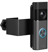 No Drill Anti-Theft Mount for Ring Battery Doorbell/Plus/Pro 2nd Gen(2026 Release), Adjustable Me...