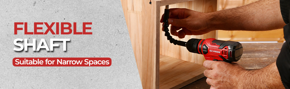 FLEXIBLE SHAFT FOR NARROW SPACES