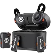 Hollyland Lark M2S Ultimate Combo (Camera RX+USB-C RX+Lightning RX) Wireless Lavalier Microphone ...