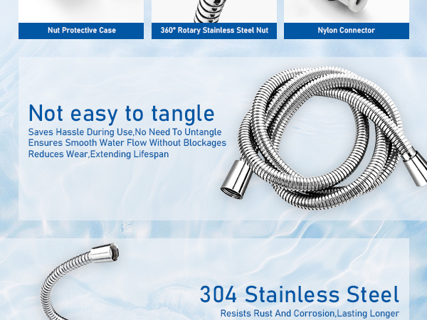 Keycozy Shower Hose for Handheld Shower Heads