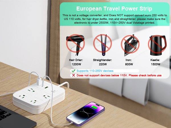 c and f travel adapter