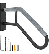 Handrails for Outdoor Steps Wall Mount - Grab Bars for Elderly,Stair Railing for 1-3 Steps,Matte ...